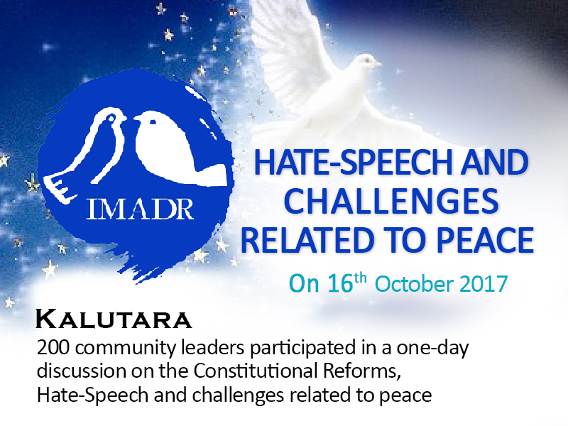 HATE-SPEECH AND CHALLENGES RELATED TO PEACE - 2017